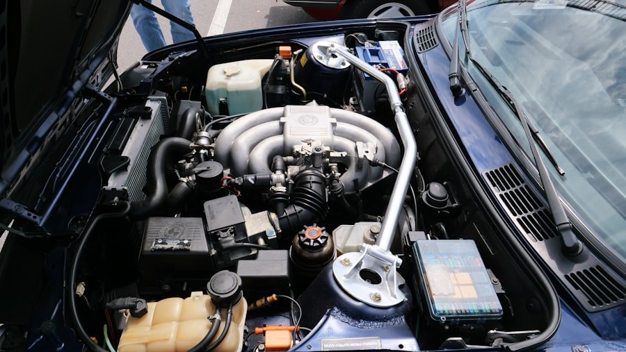 clean car engine