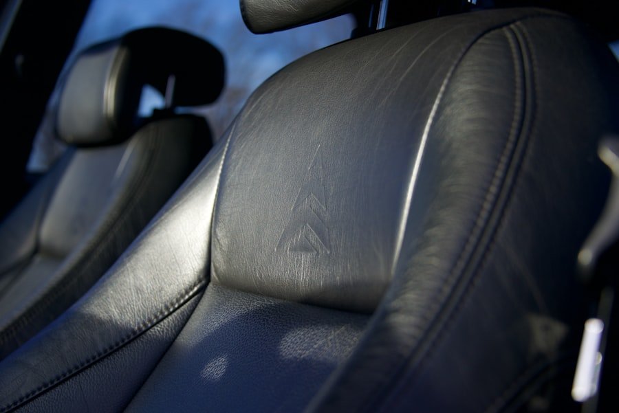 clean leather car seats