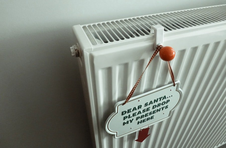 Photo leaking radiator