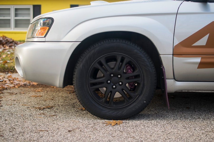 Photo rotate car tires