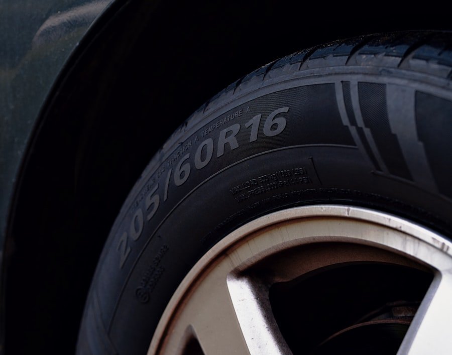 Photo tires wearing unevenly