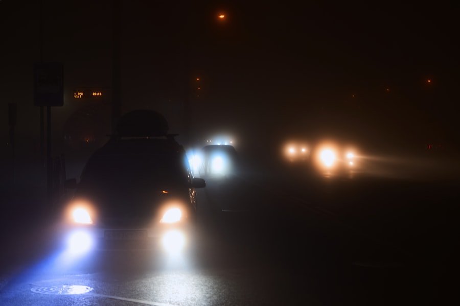 Photo clean foggy headlights