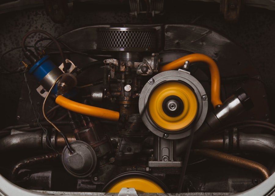 Photo clean car engine