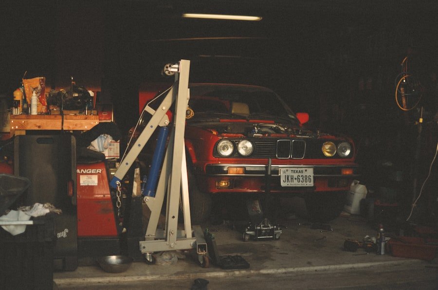 Photo car oil change