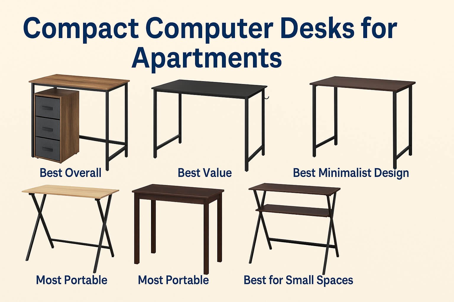 Best Compact Computer Desks for Apartments