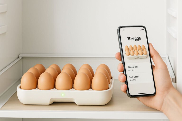 Smart Egg Trays With Freshness Tracker
