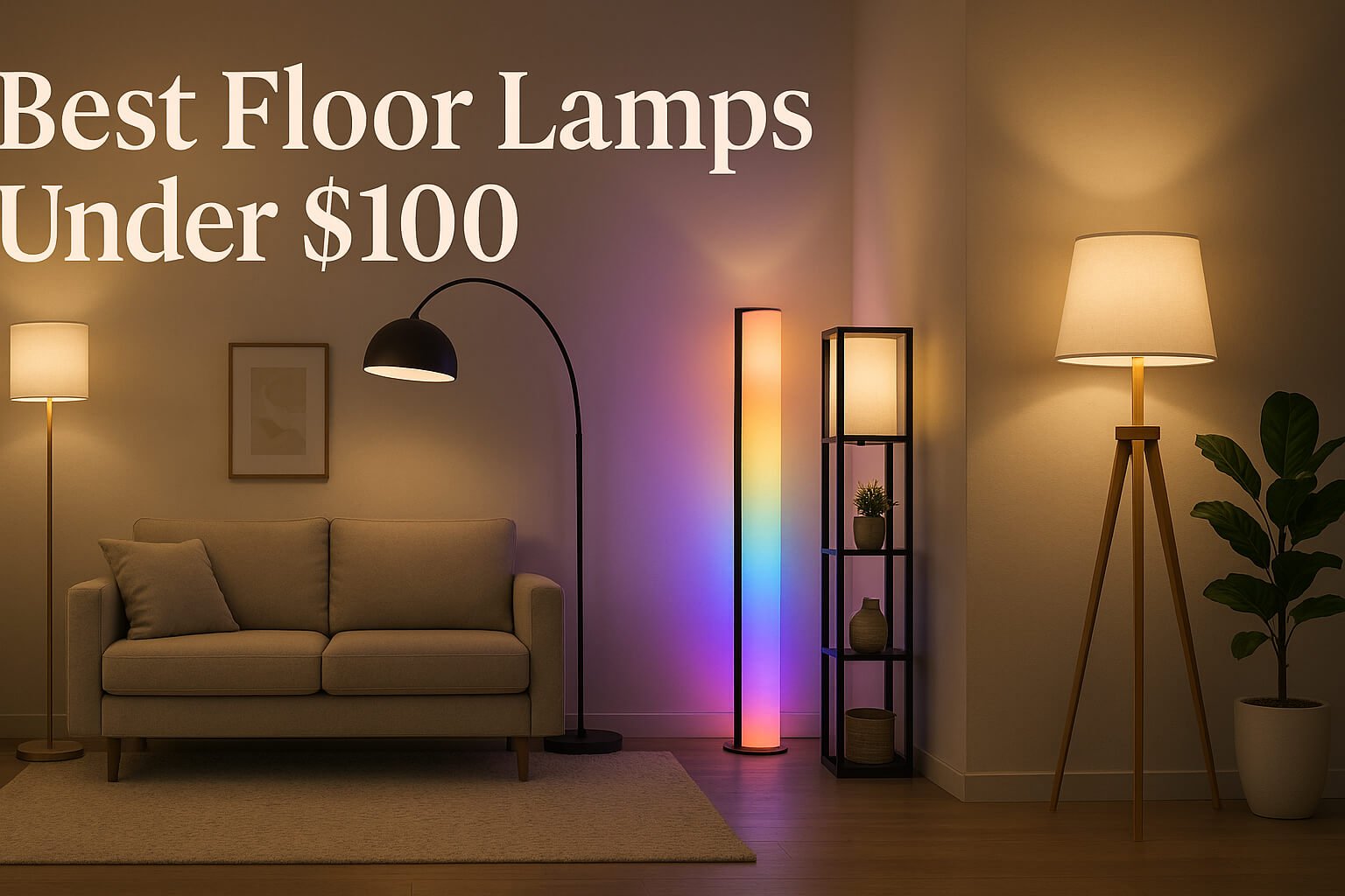 Modern Floor Lamps Under $100
