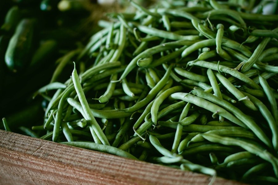 Photo How to blanch green beans for salads?