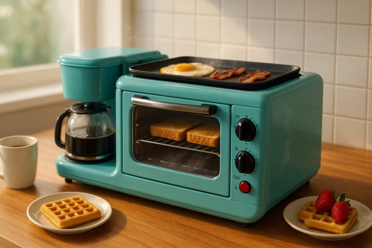 Versatile 3-in-1 Breakfast Stations