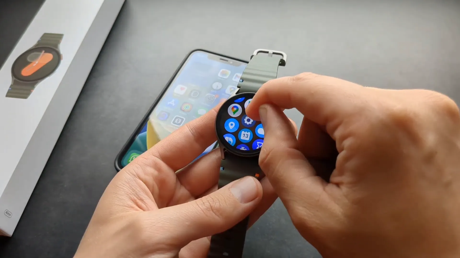 Galaxy Watch 7 exercise tracking screen