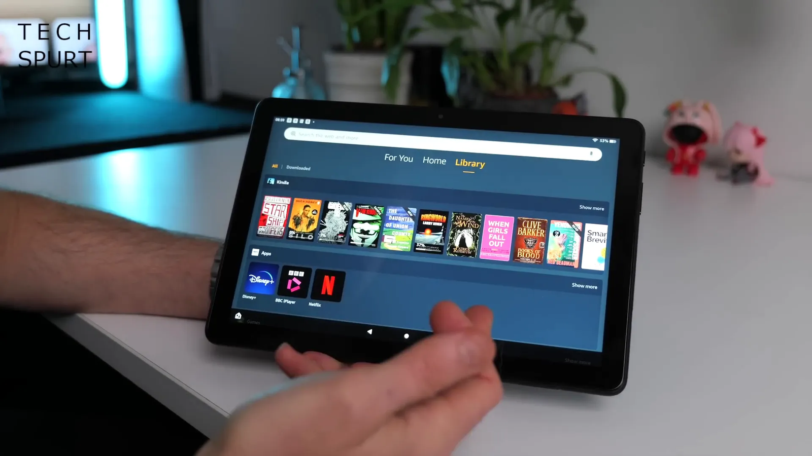 Fire HD 10 performance during app loading