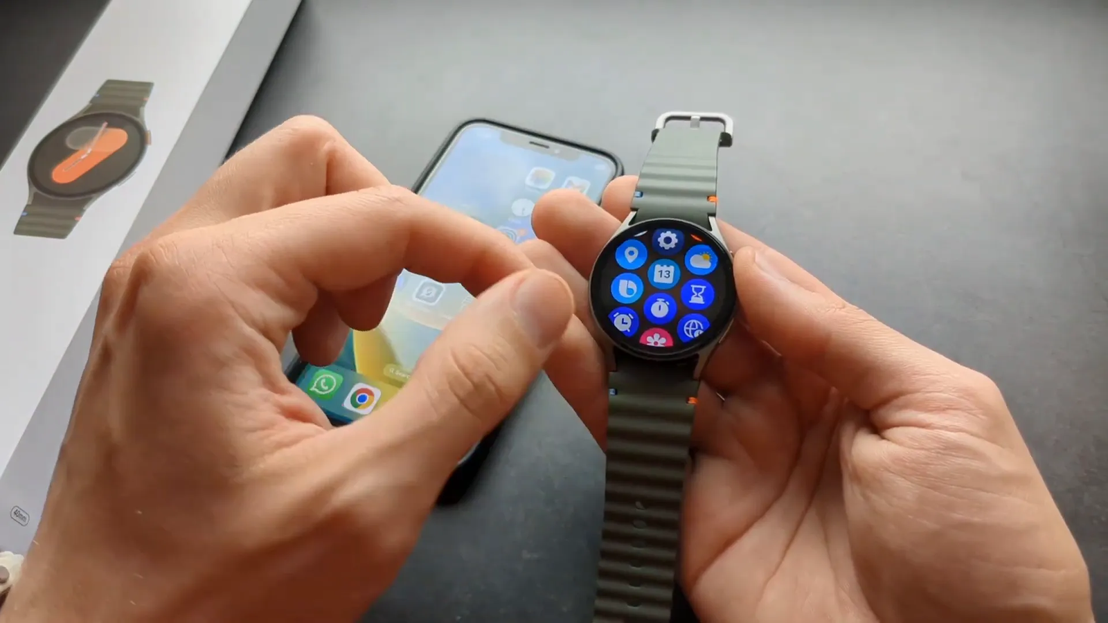 Galaxy Watch 7 app compatibility message