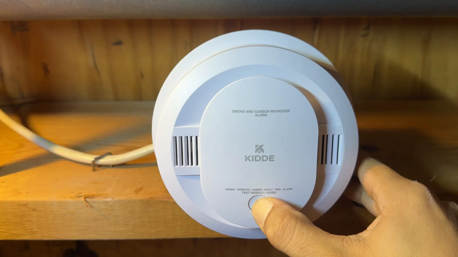 Testing smoke and carbon monoxide alarm