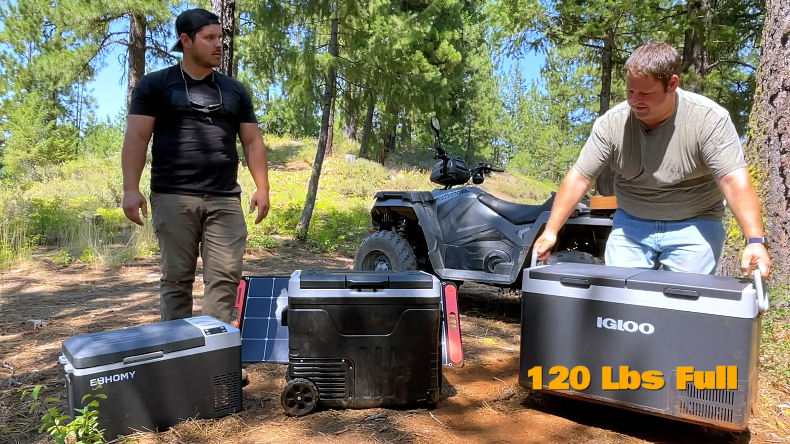 Testing portability of Igloo electric cooler