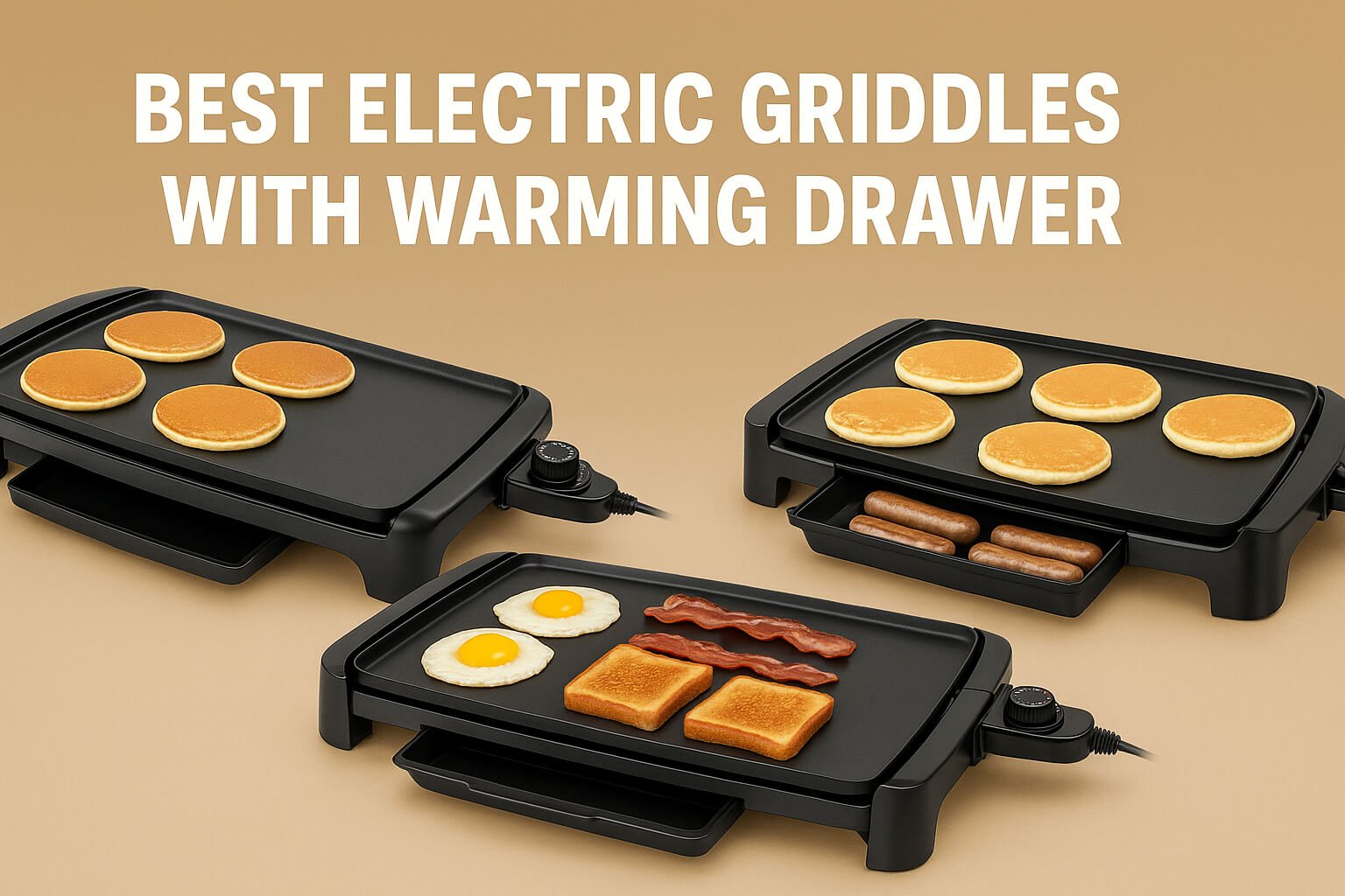 Top-Rated Electric Griddles With Warming Drawer