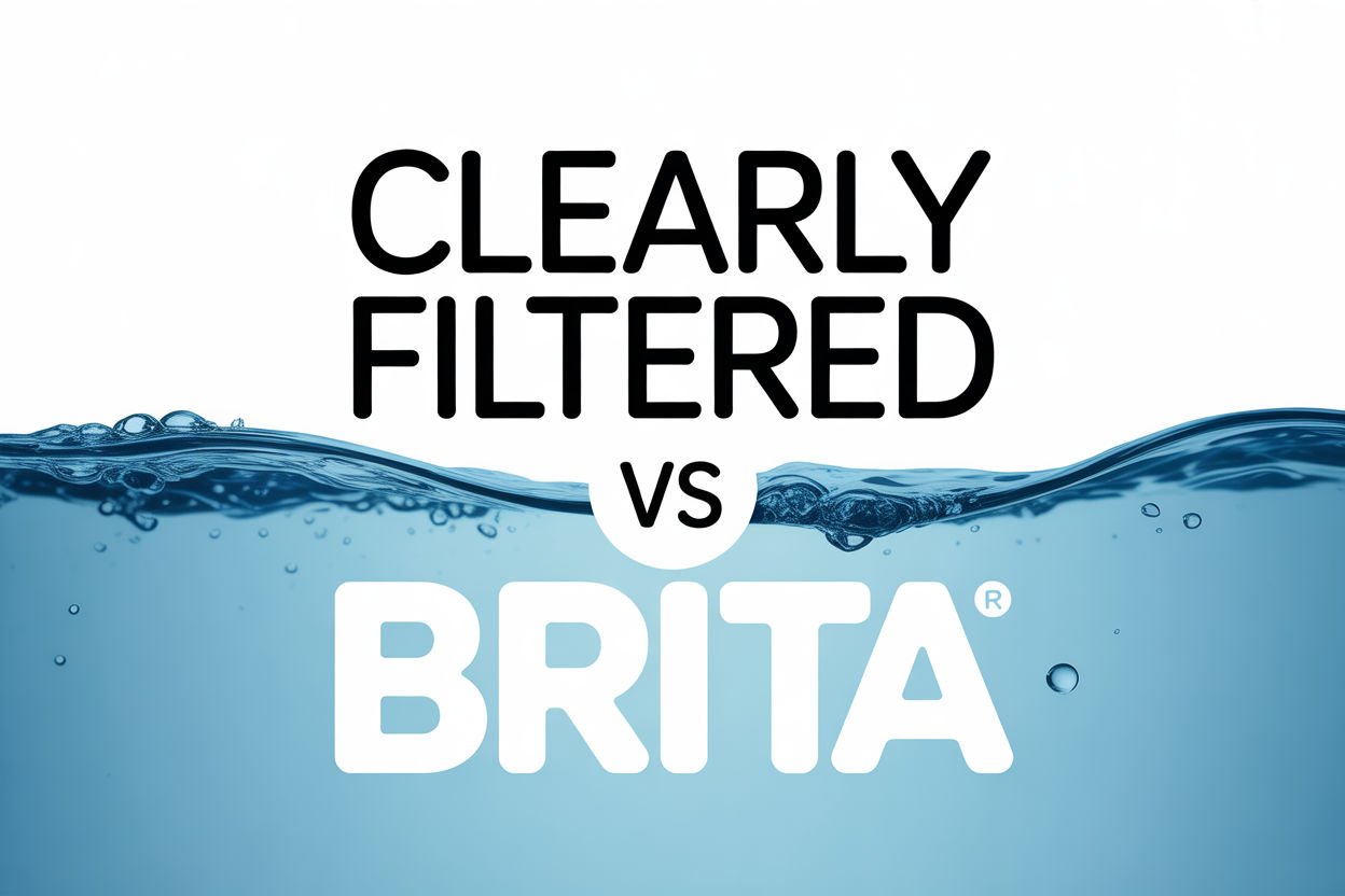 Clearly Filtered vs Brita water filter pitcher comparison