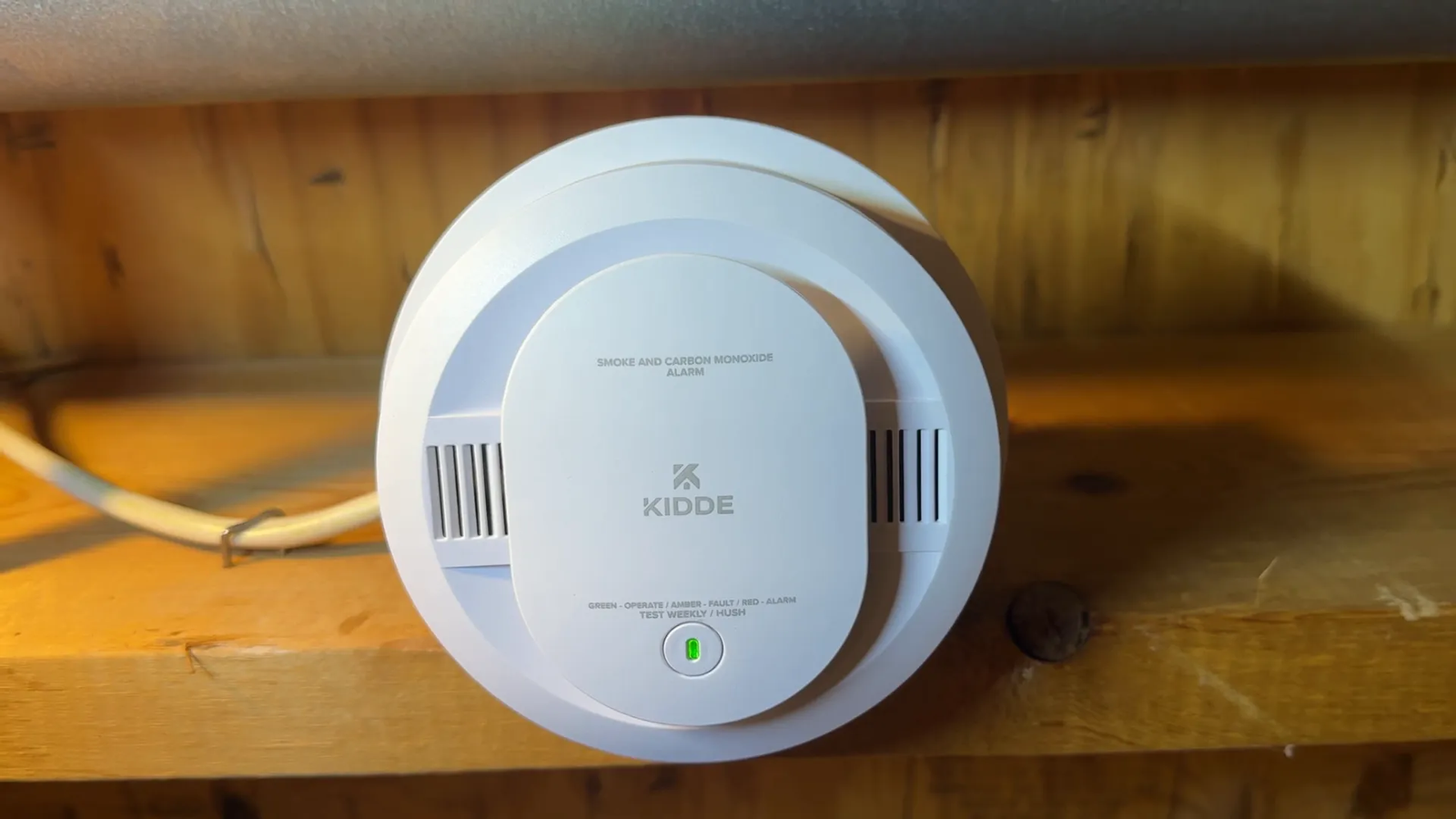 Secured smoke and carbon monoxide alarm installed