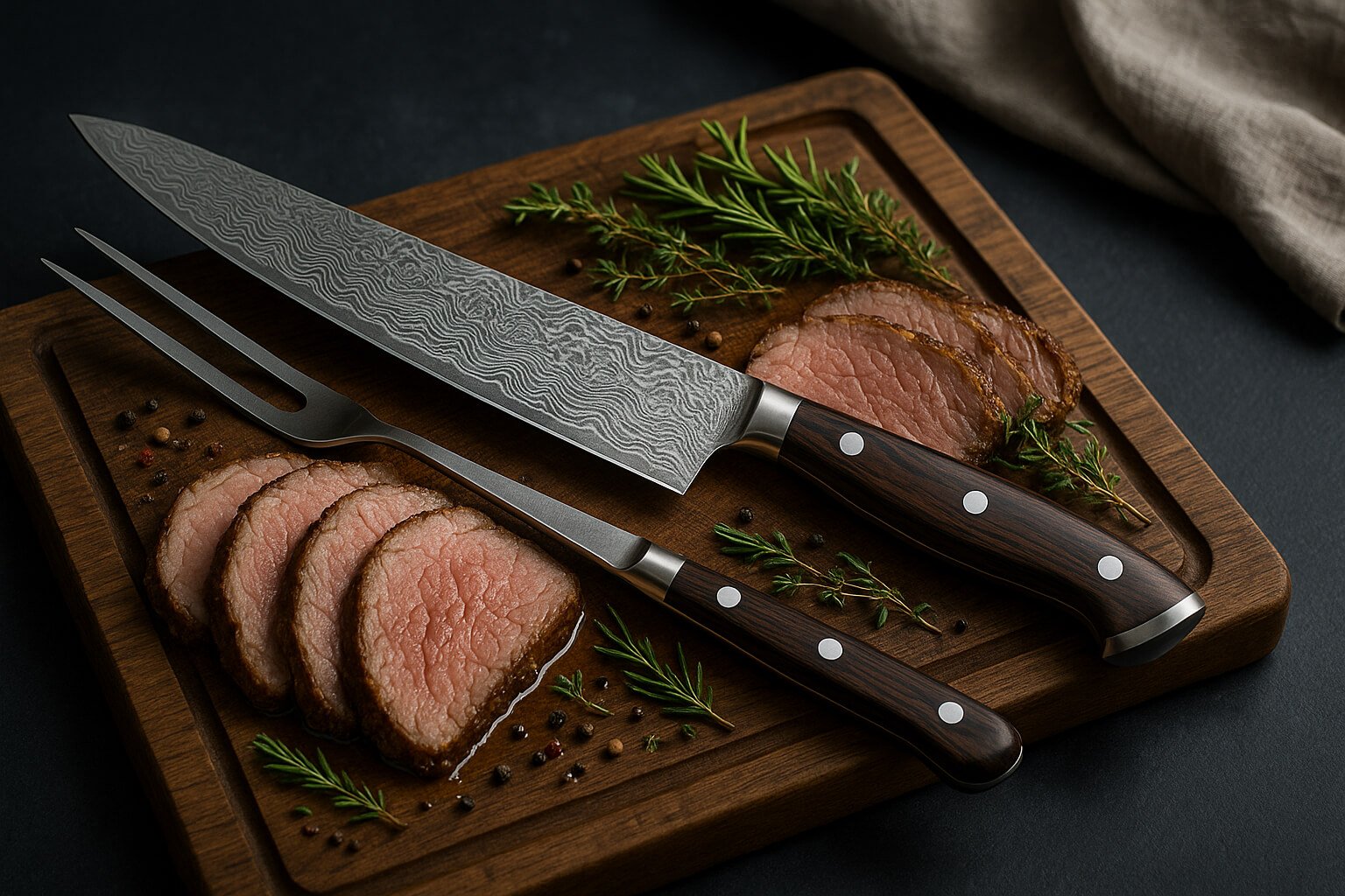 Carving Knife and Fork Sets