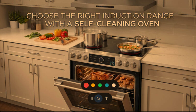Best Induction Ranges with Self-Cleaning Ovens