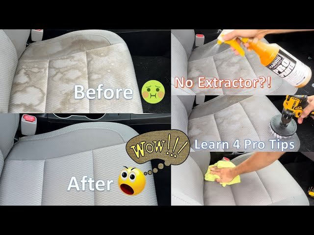 How to Shampoo Car Seats
