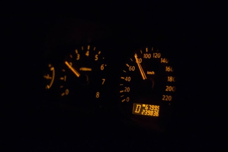 Photo used car mileage