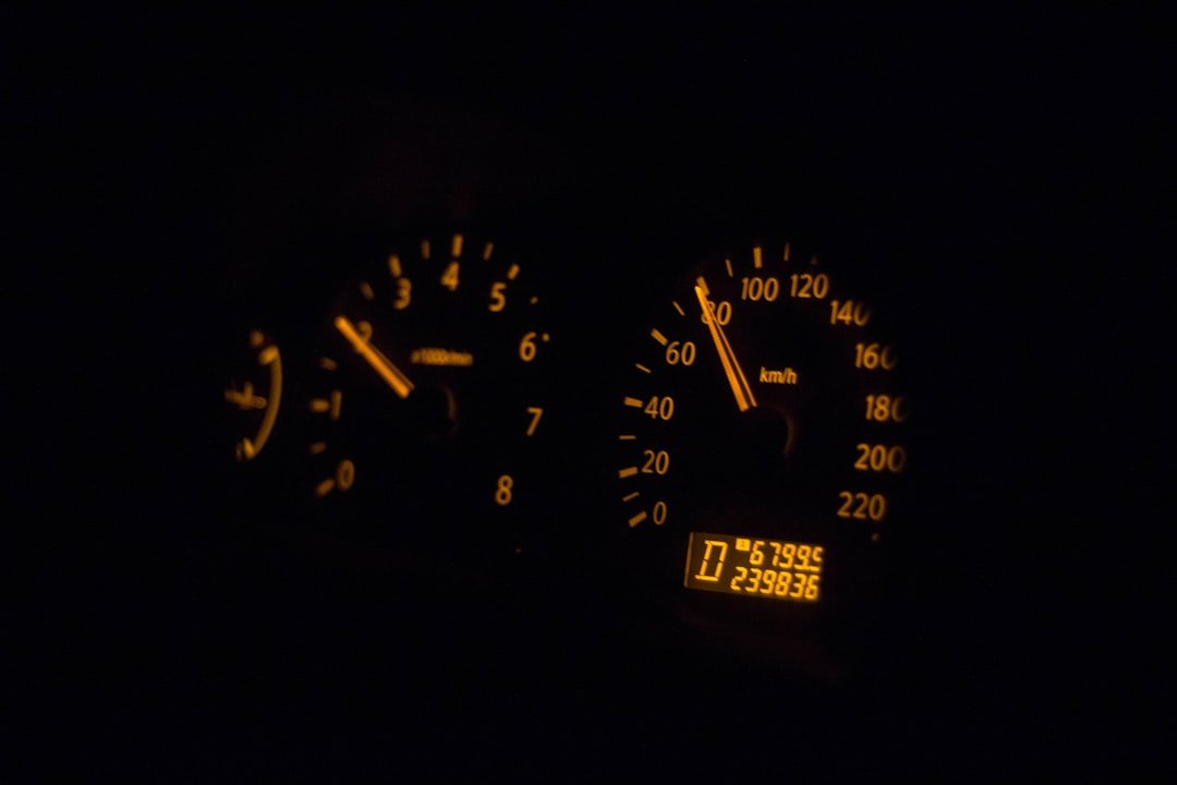 Photo used car mileage