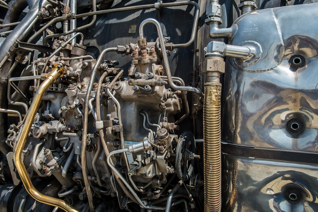 Photo clean car engine