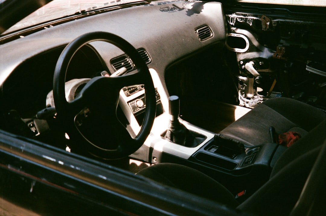 Photo car interior cleaner