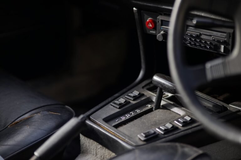 Photo manual transmission car