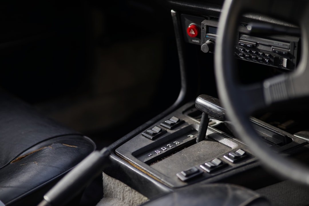 Photo manual transmission car