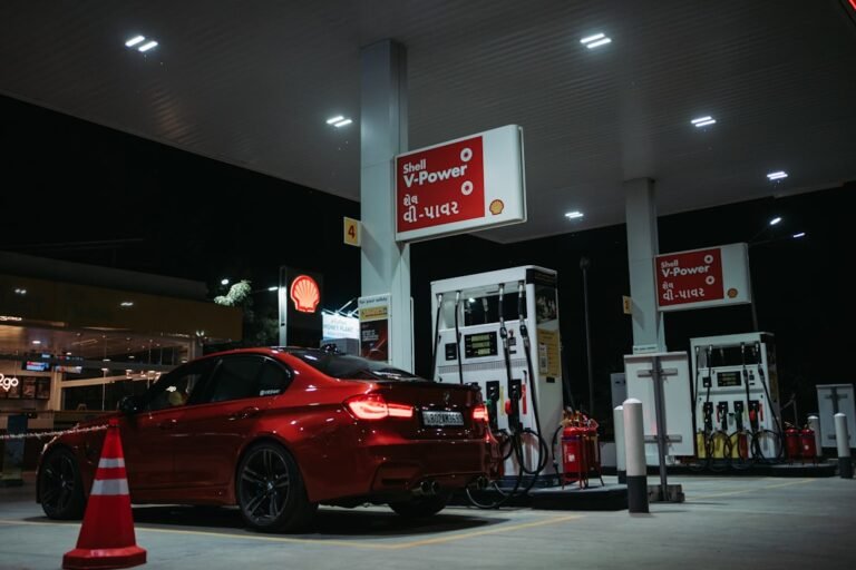 Photo car oil change