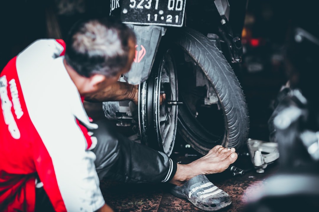 Photo fix flat tire