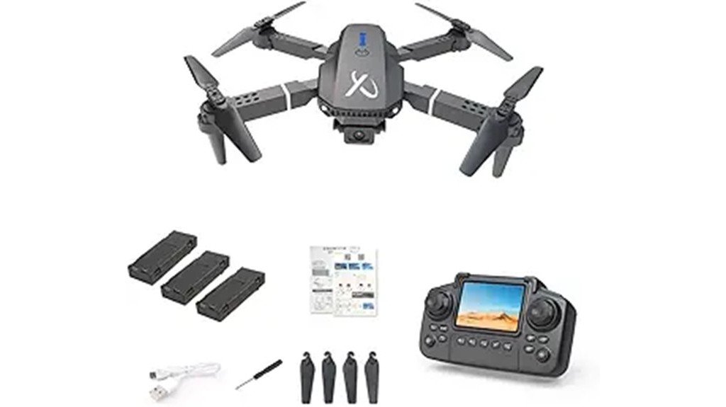 4k camera drone bundle