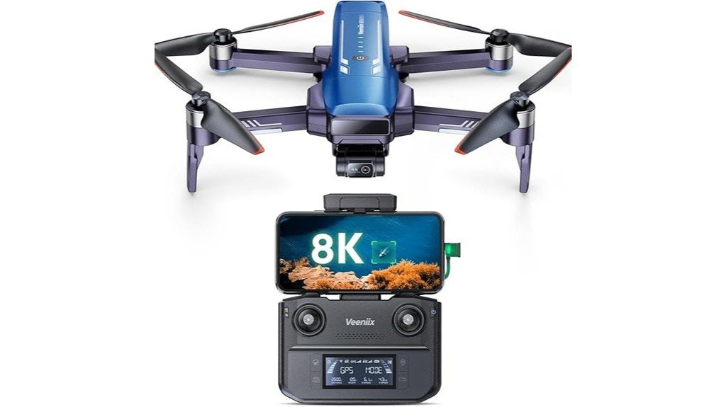 8k camera drone system