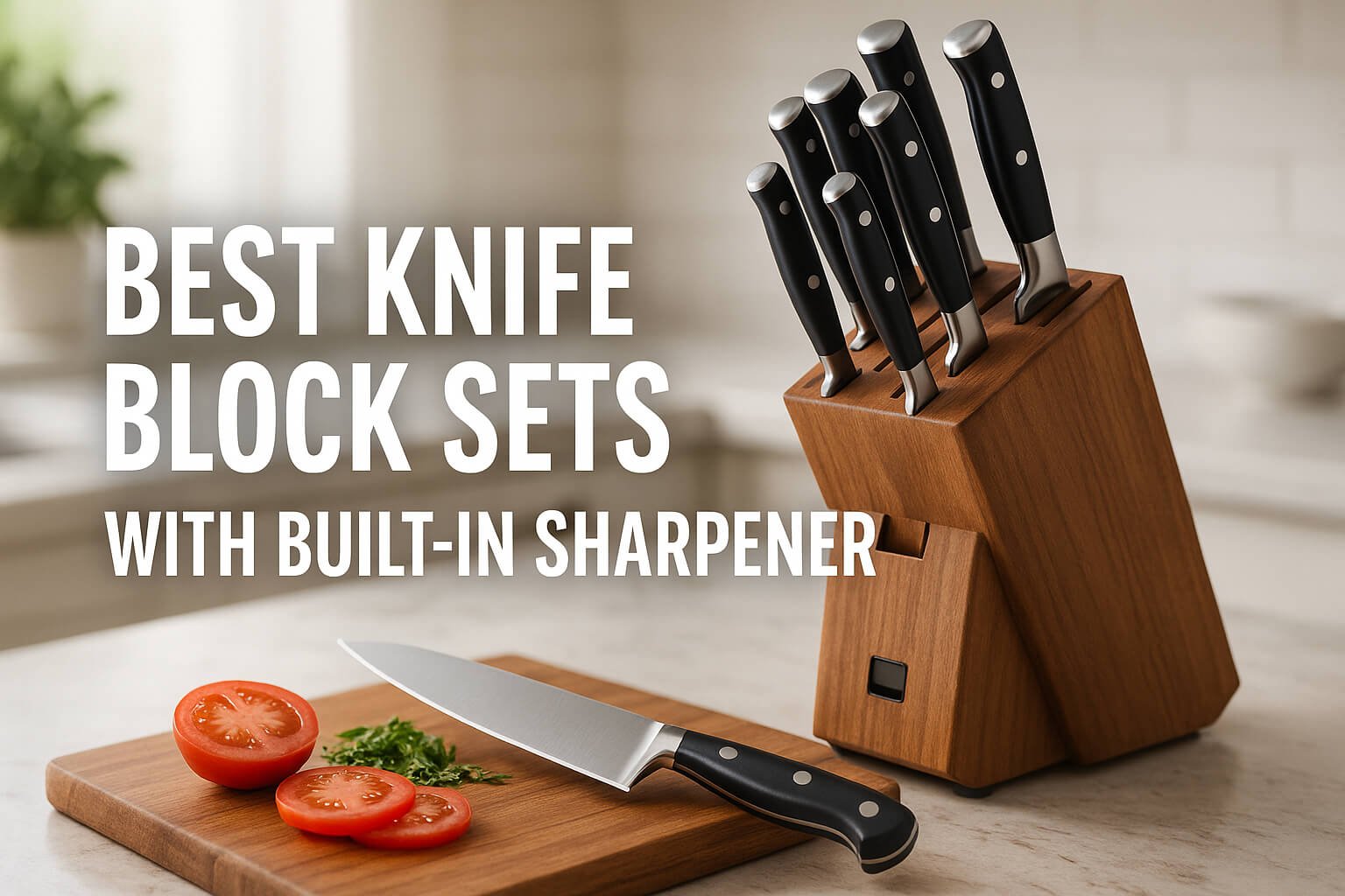 Top-Rated Knife Blocks With Built-In Sharpener