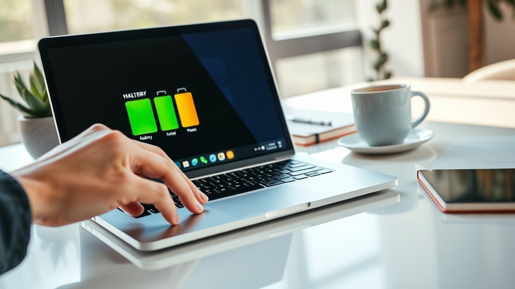 assess laptop battery status