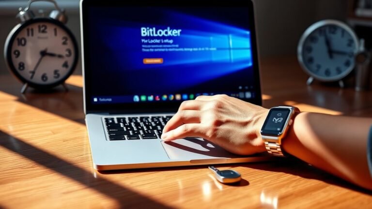 bitlocker setup security steps