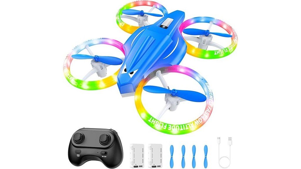 cool light 3d flip drone