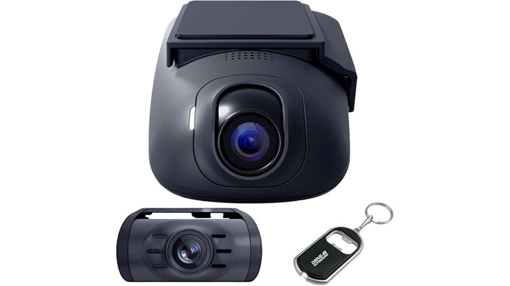 dash cam with rear