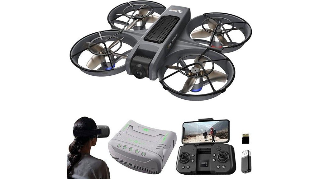 drone with vr navigation