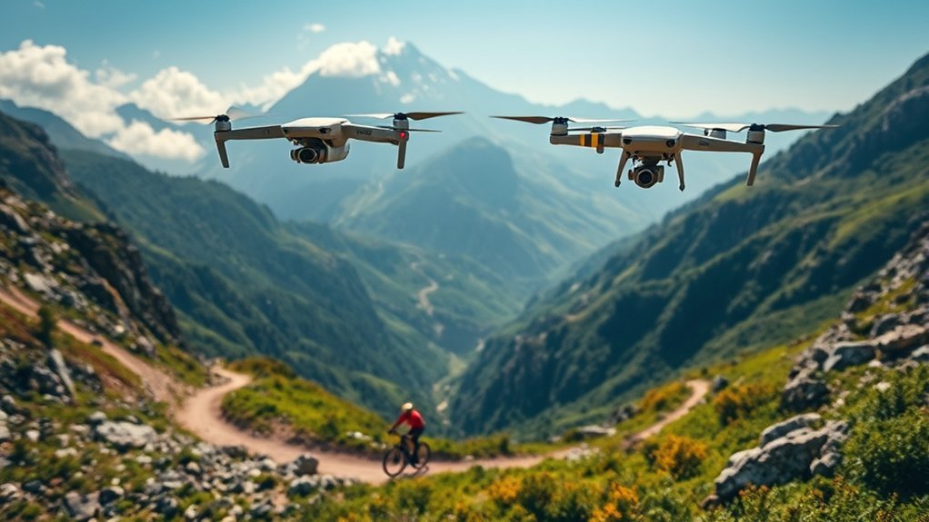 drones for biking adventures