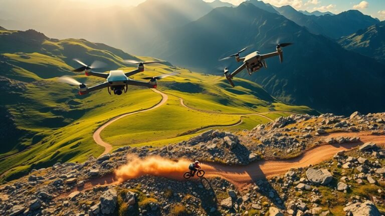 drones for mountain biking