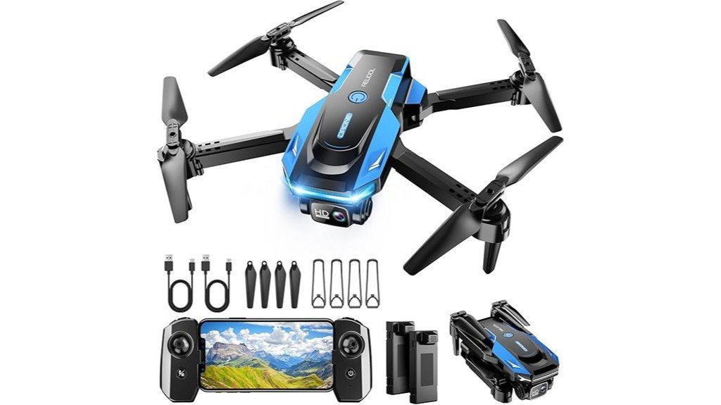 foldable camera equipped drone