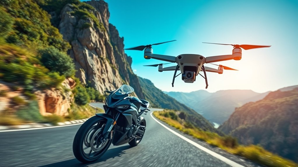 follow me motorcycle drones