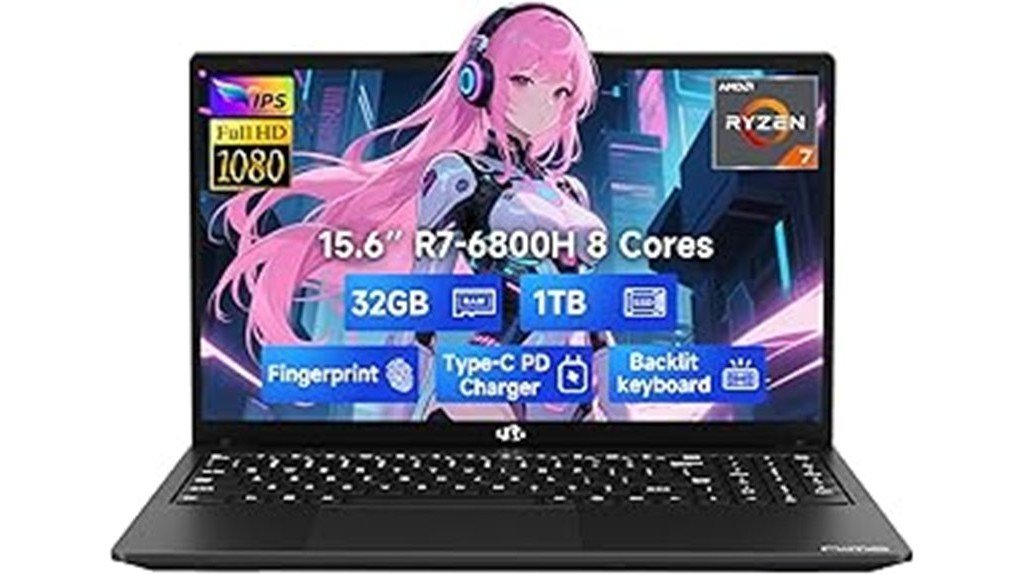gaming laptop with fhd display