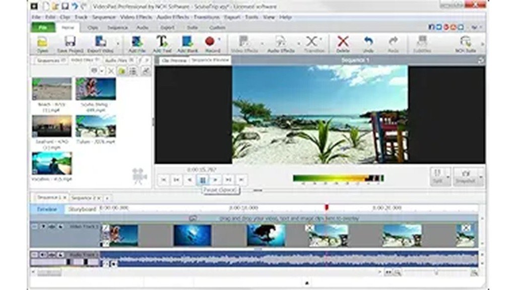professional video editing software