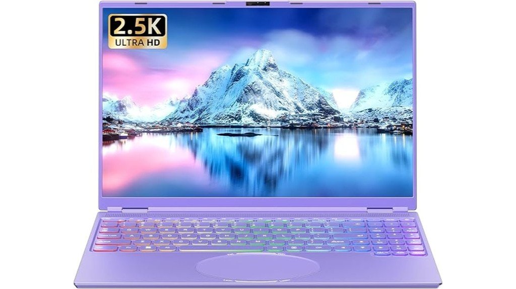 purple 16 inch laptop specs