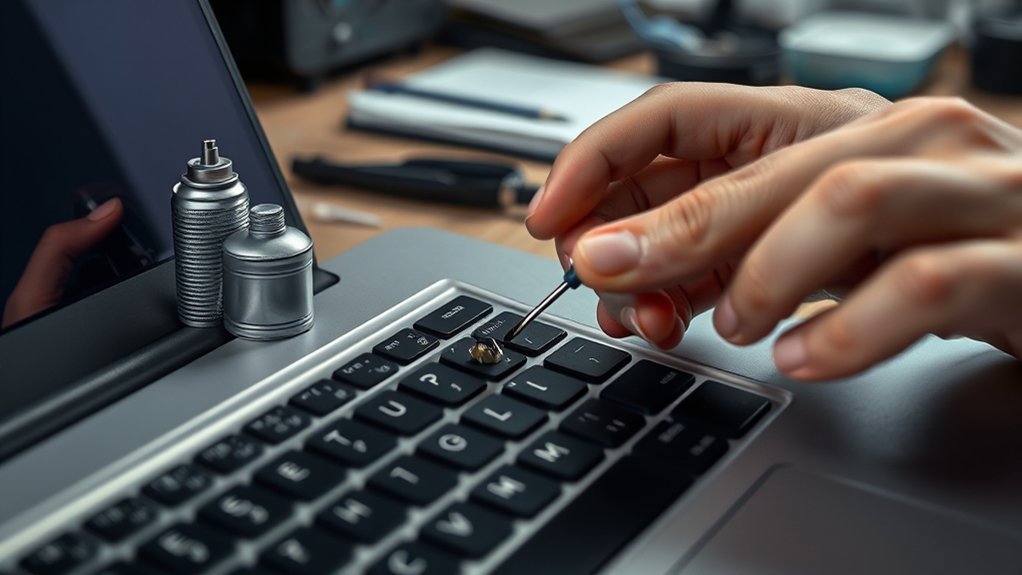 repair non functional laptop keyboard
