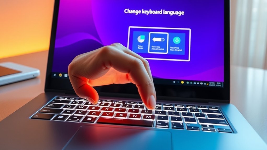 switch keyboard language quickly