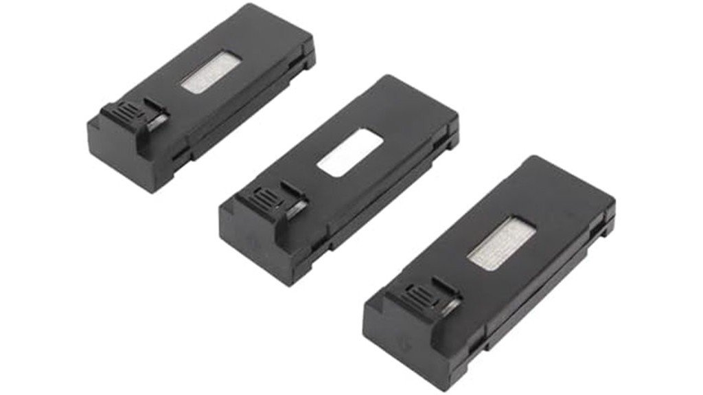 three pack drone batteries